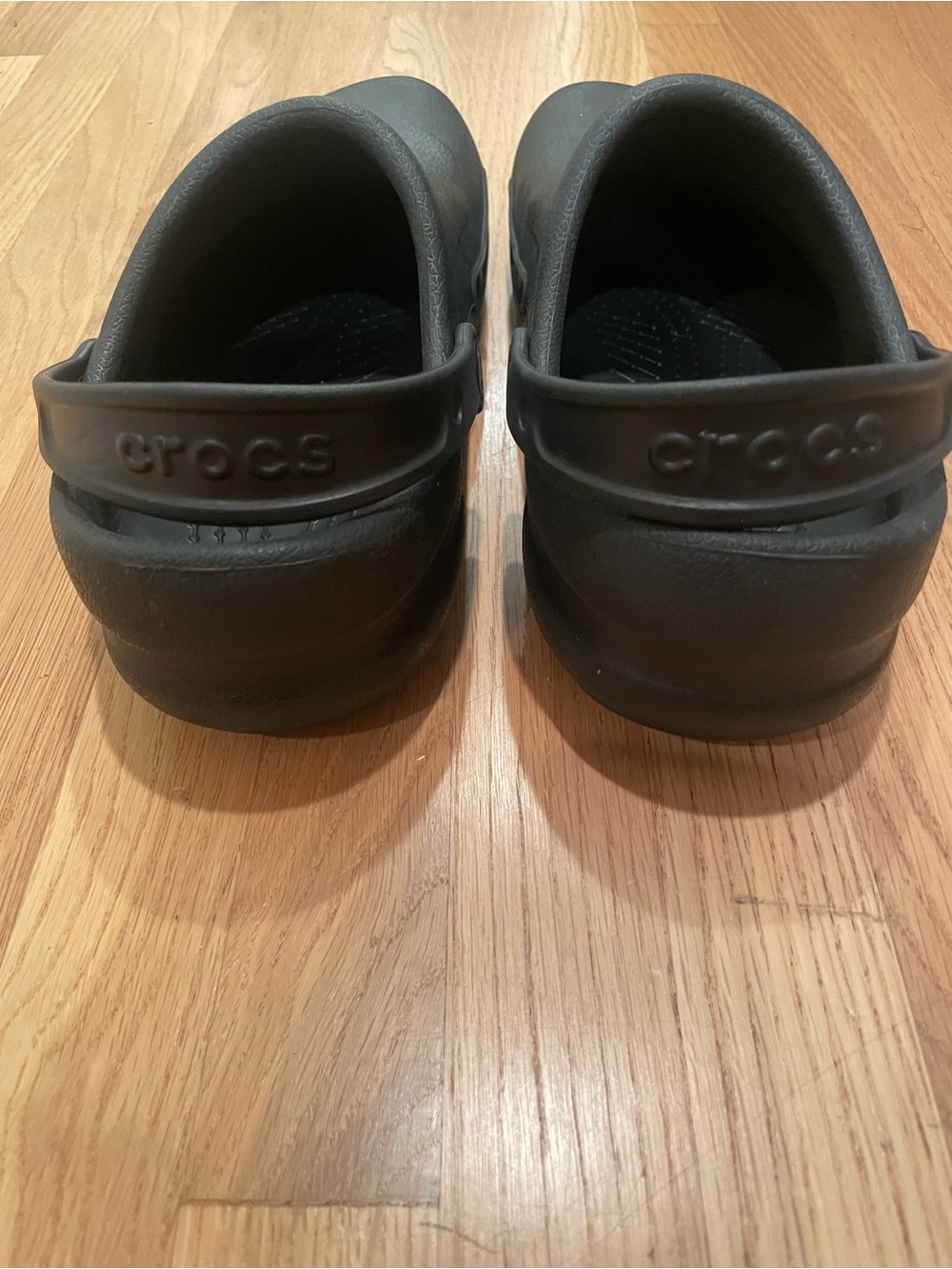 Crocs Bistro Work Clogs Black Slip Resistant Non Slip Shoes Mens 10 Womens 12 - Picture 4 of 6